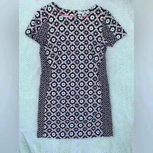Boden Floral a line dress sz 6 flowers summer office spring business casual